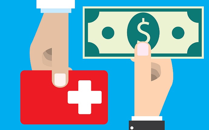 Money exchange with health care